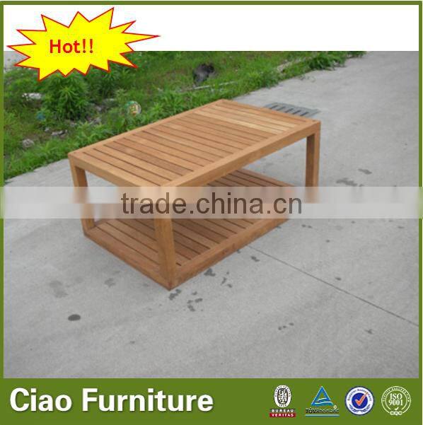 Garden outdoor teak wood table sofa side table furniture