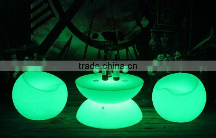 Outdoor/indoor/hote/ waterproof wireless changing color LED cocktail table