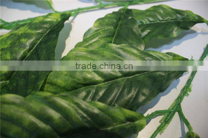 brand name artificial plants artificial leaf branch green leaf decor banyan leaf