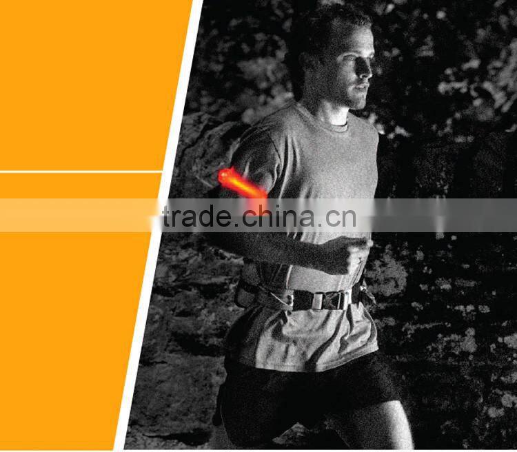 Cheap wholesale personalized outdoor sport safety red light leg arm led armband for running