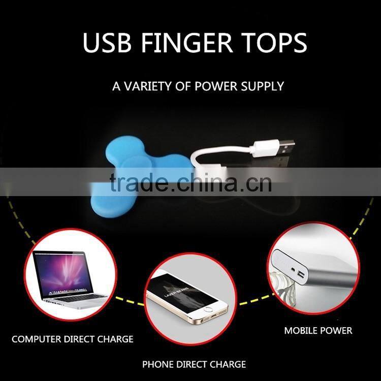 2017 Best selling new EDC 608 bearing tri fidget spinner with bluetooth speaker function