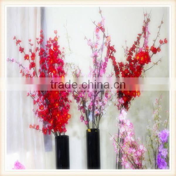SJM091528 China home indoor decor artificial cherry blossom tree branch /cherry flower