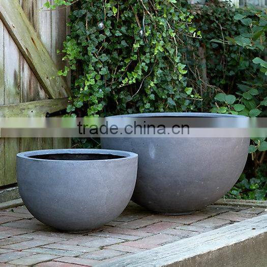Fiberstone pots, polystone planter, fiberglass, glossy fiberstone with lightweight and durable for flower and garden pots