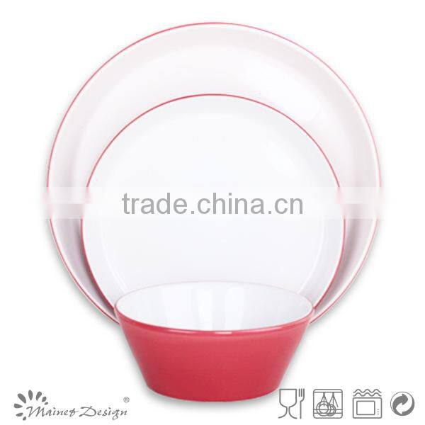 stoneware solid color dinner plate