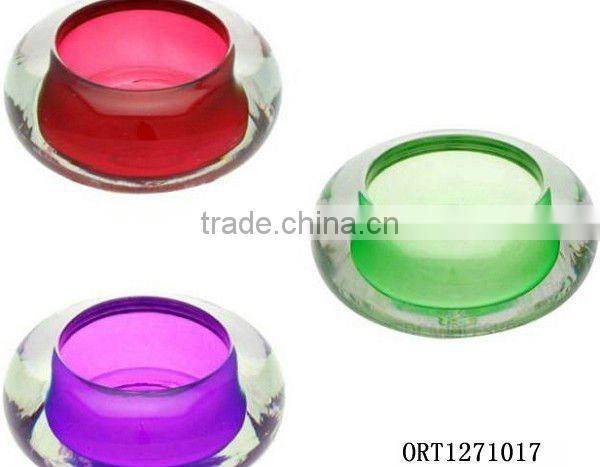 High quality different size pineapple shape candle glass holder