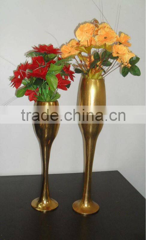 Interior Decoration Aluminium Flower Vases