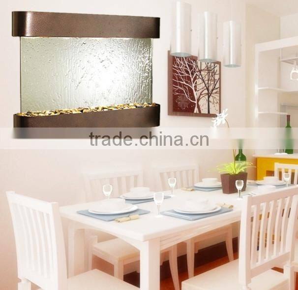 hotel water wall mounted LED frame mirror