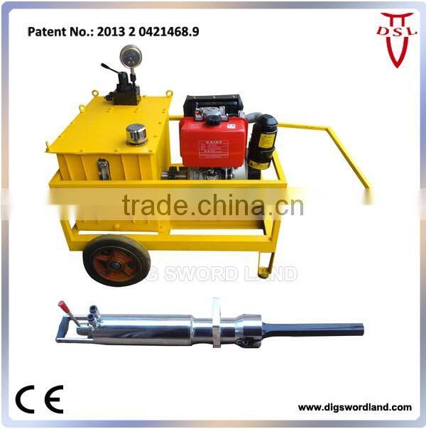 pneumatic engine hydraulic rock splitter