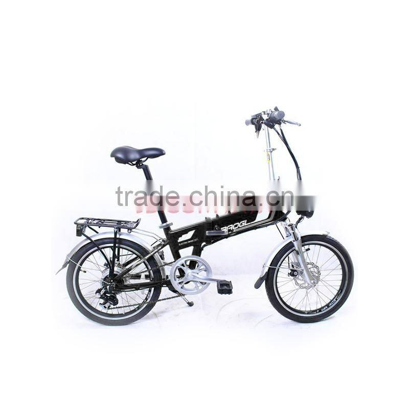 20 inch electric folding bike with shamino 6-speed geer