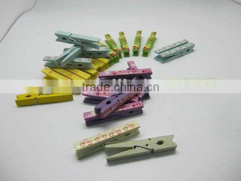 Fashion promotion art wooden peg