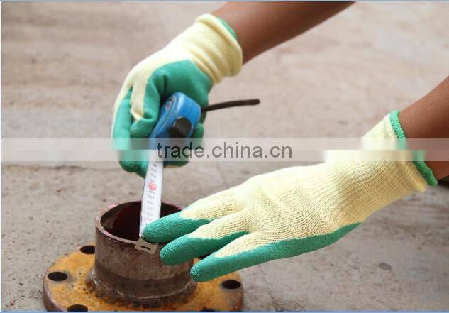 SunnyHope Cheapest economic 10g latex coated working gloves 707