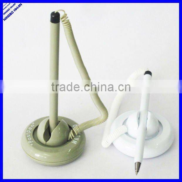 2014 new design metal desktop pen with chain