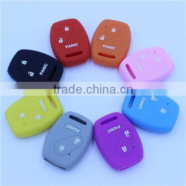3 buttons silicone car key covers for honda New accord Odyssey Fit keys