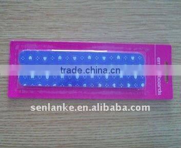 Heart-shaped logo nail file