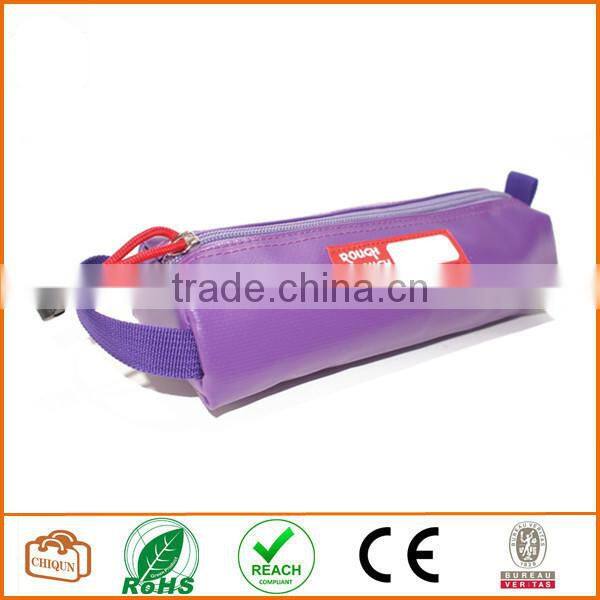 Tarpaulin Name Tag Small Pencil Case Pouch (Purple)