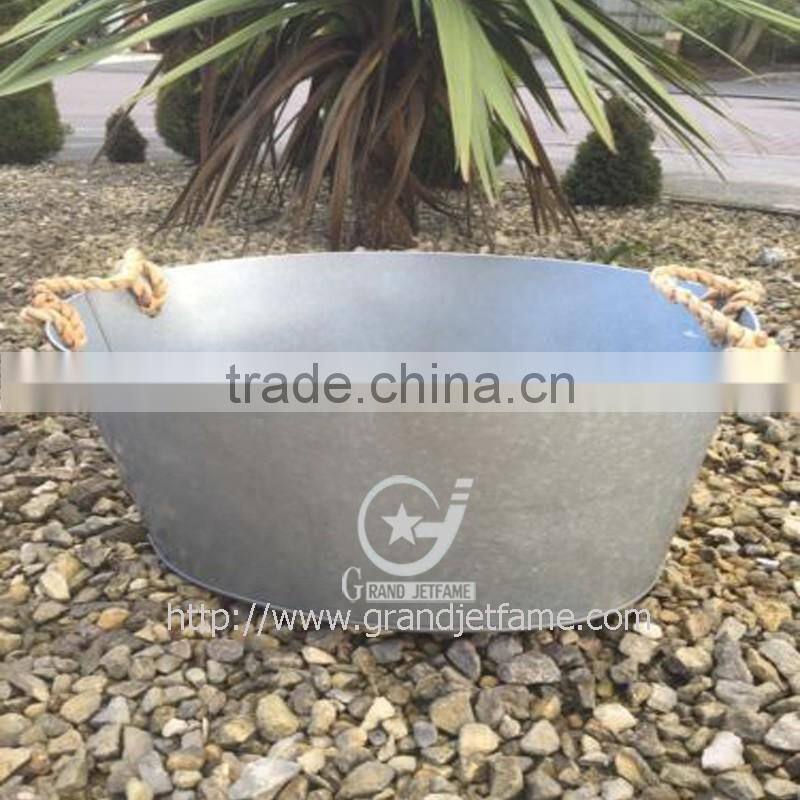 galvanized beverage tub