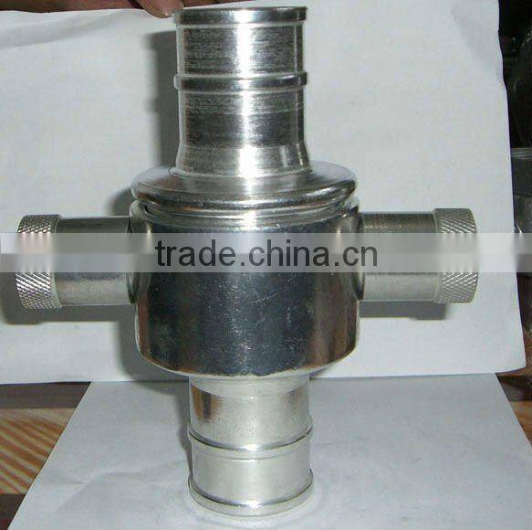 Fire hose with aluminum John morris coupling