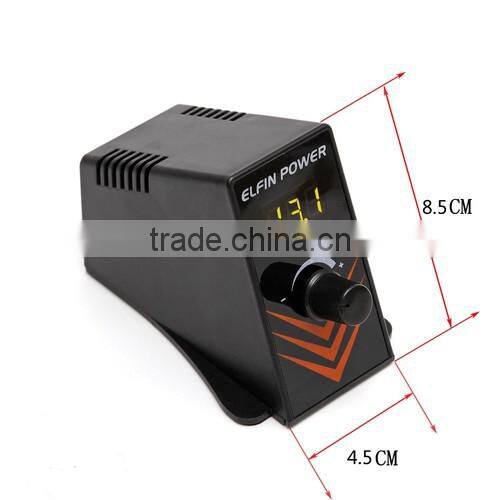 Black High quality LCD Digital Tattoo Power Supply EP-1 For pedal