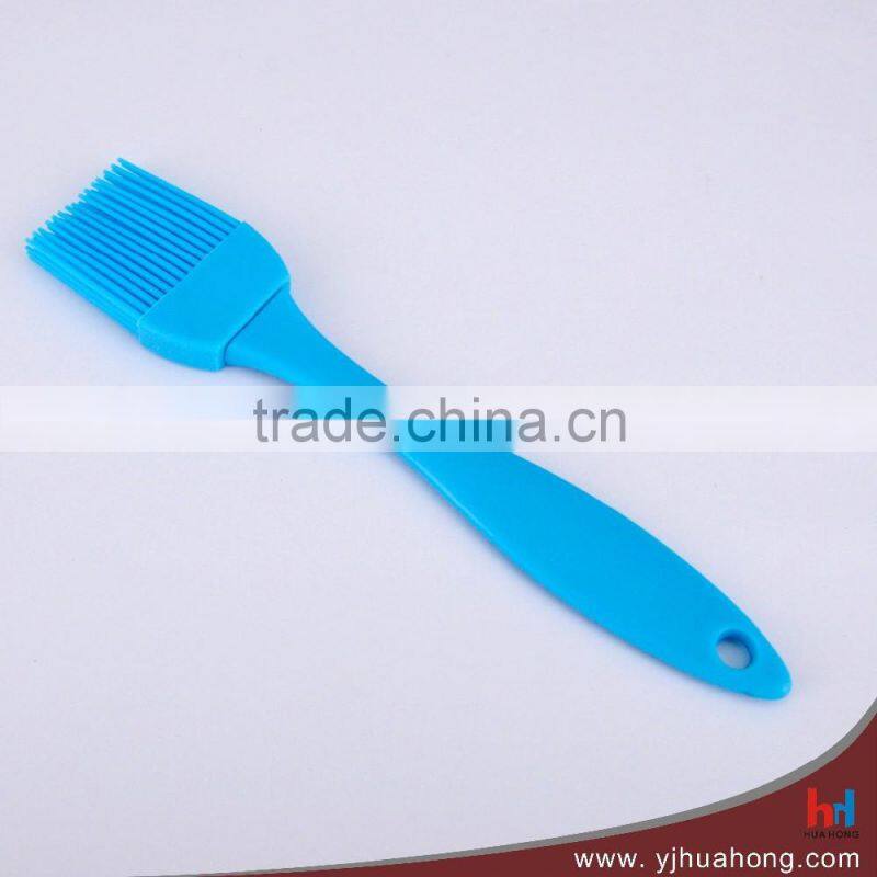 High quality food grade silicon baking pastry brush with transparent handle