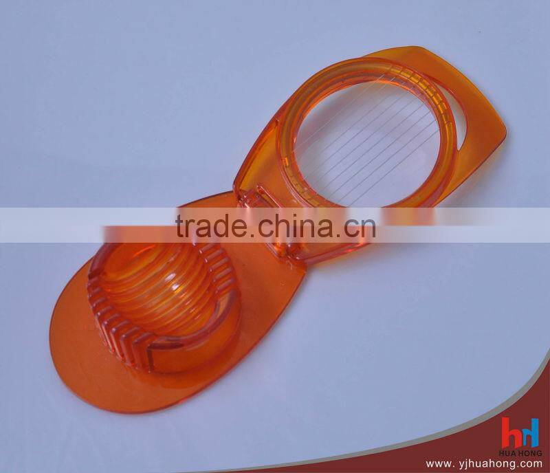 New Design Transparent Plastic Egg Cutter/Egg slicer (HFC-12)