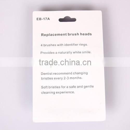 EB-17A Electric Oral 4 Colors Colorful Toothbrush Heads Replacement