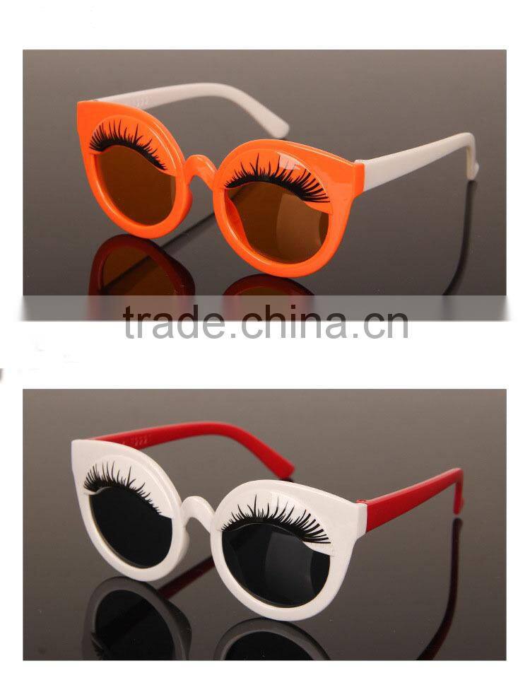 Orinigal Sun Glasses Wholesale Eyelash-Shape Party Sunglasses Kids Sunglases