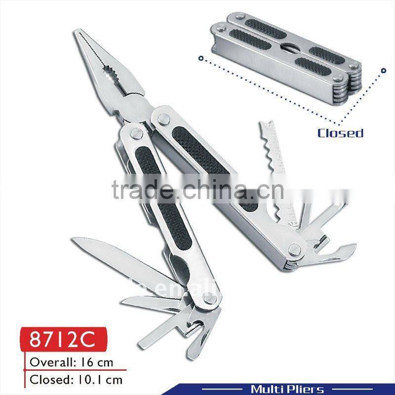 "2014 new stock" Mini small folding clip multi plier tools 712C