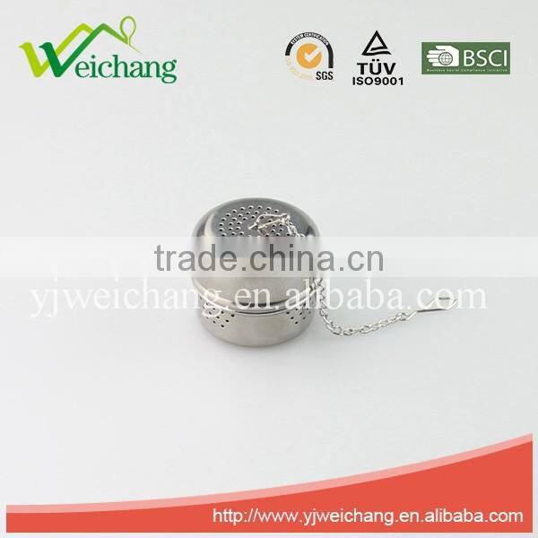 WCT104 Good quality Hot sale 304 material Mesh Tea Ball Tea Infuser Tea Strainer Long chain