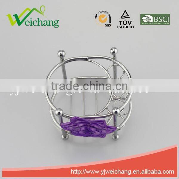 WCJ1041 Hot Sale Stainless Steel Wire Frame Cup and Toothbrush Holder