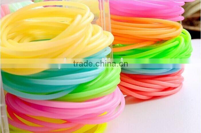 Popular hot sell 100% silicone hair bands