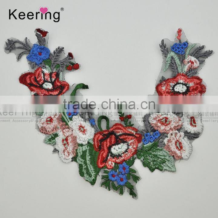 Custom Made Embroidery Patch Sew On/Iron On Embroidery Patch From Keering WEF-754