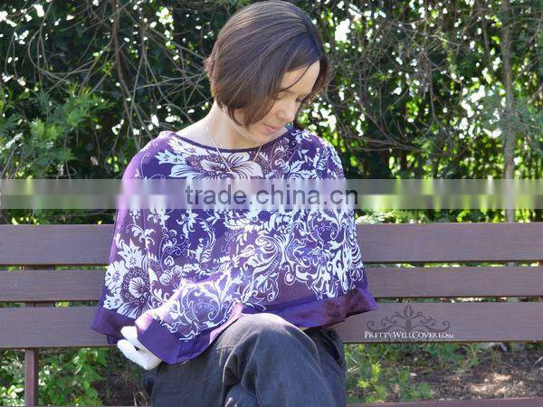 wholesale Organic special Baby Mum breathable multi functional fashion Breastfeeding Poncho nursing cover nursing scarf