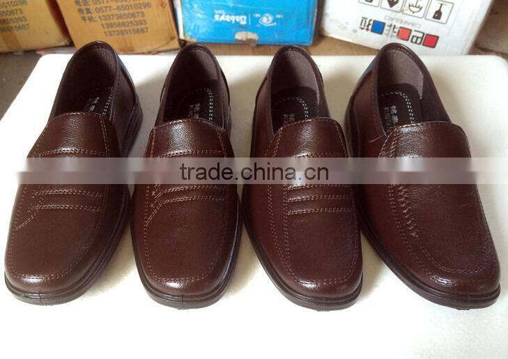 GZY men shoes genuine leather business male shoes stock genuine leather whoelsale guangzhou export quality 2017