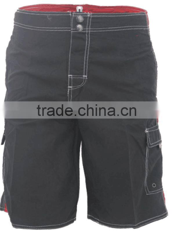 Multi-pocket board shorts men summer shorts