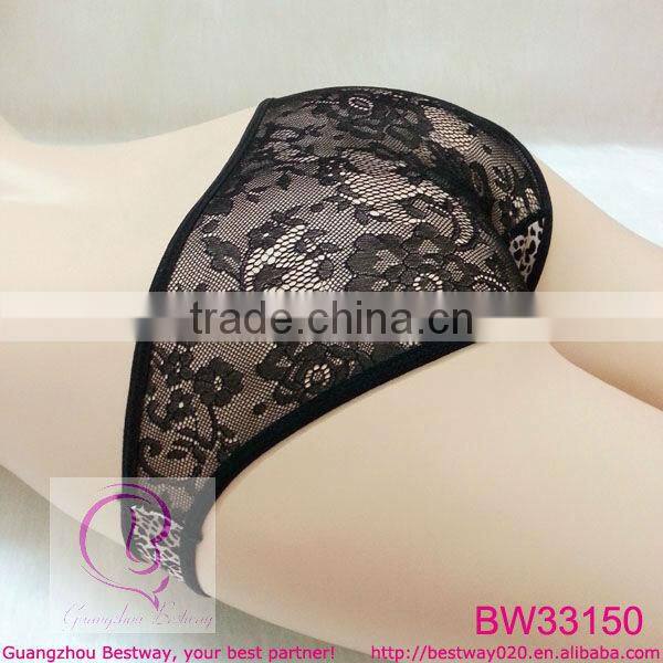 Sexy back see through underwear