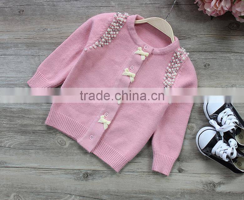 Hot Sale Baby Cardigan Knitting Pattern 100% Alpaca Children Cardigans