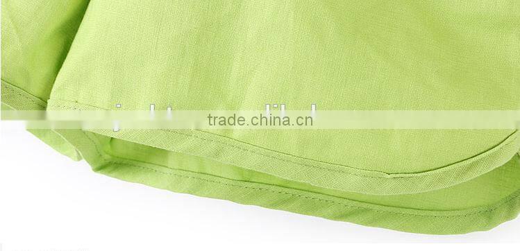2016 OEM wholesale custom linen/cotton blank sweat shorts