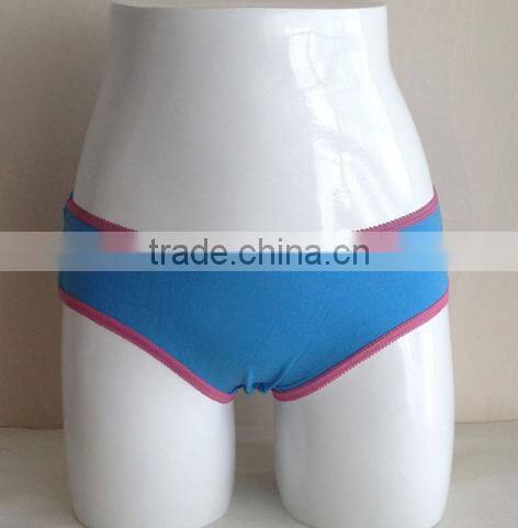 Casual Lady Women Multicolored Cotton Pleated Hem Panties Underwear Knickers