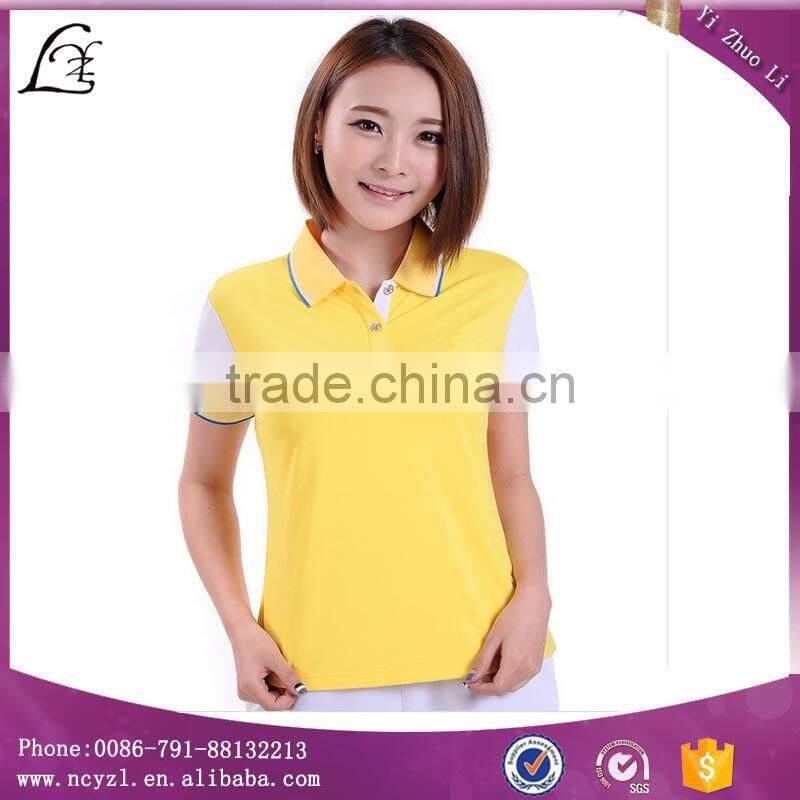 Custom China wholesale good quality polo t shirt factory women