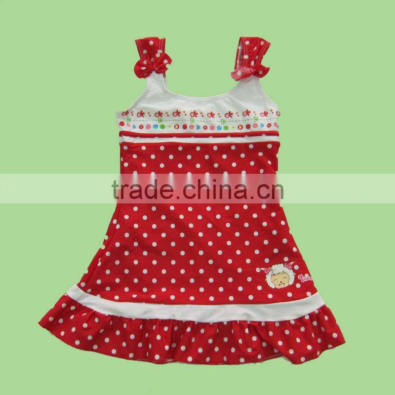 New Pattern Hot Sale Little Girls Bikini Swimwear Suit