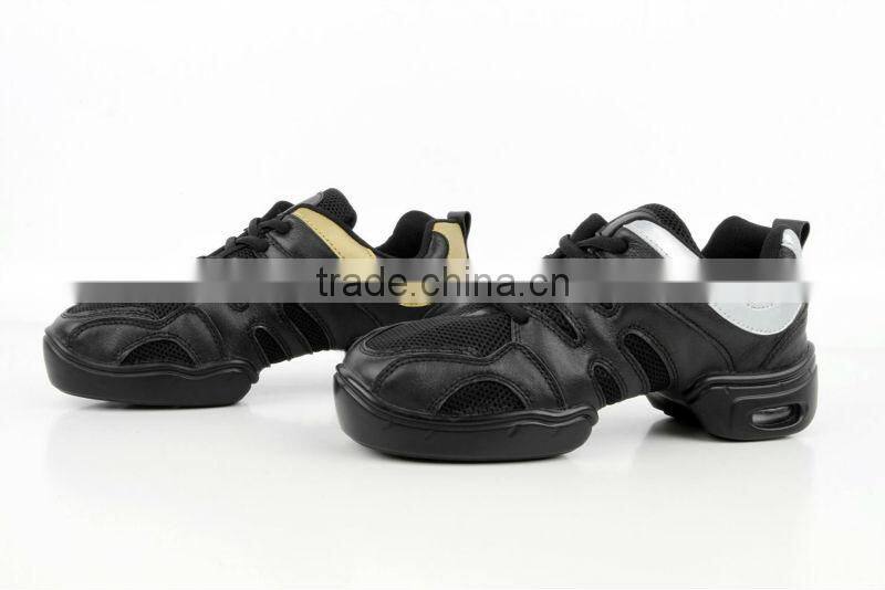 2013 Leather and Mesh High Quality Jazz Dance Sneaker