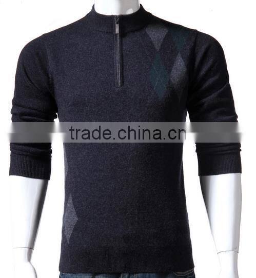 2014 hot sell wholesale high quality fashionable short zip Sweater