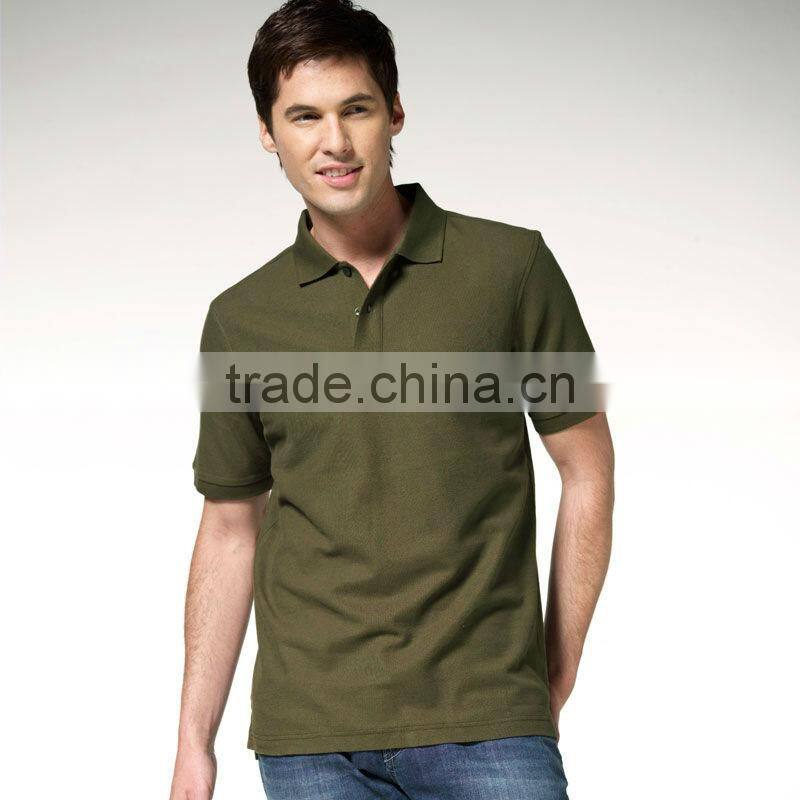 Casual Stylish Men's Solid cotton polo t-shirt T12766
