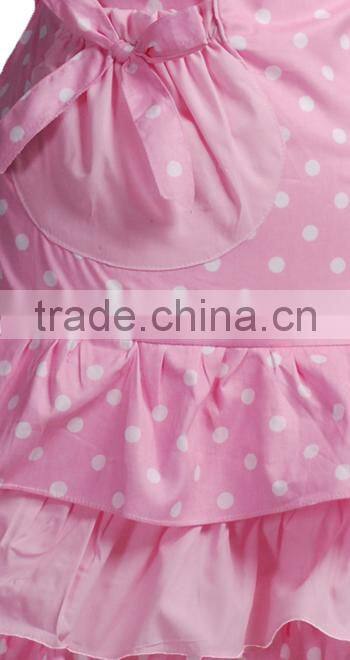 Hot Sale Pink Canvas Cooking Apron