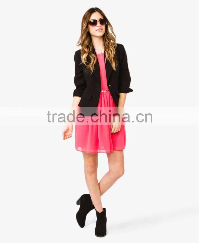 College Single-Button Blazer