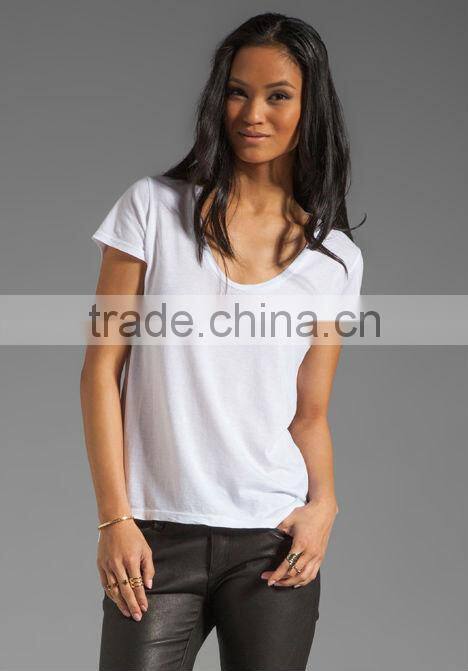 Lightweight Modal Jersey White Tee