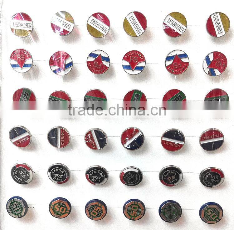 Fashionable Accessories Anti Copper Blazer Metal Buttons For Jeans