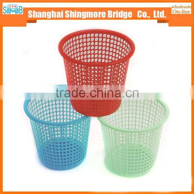 cheap wholesale high quality plastic mesh trash basket