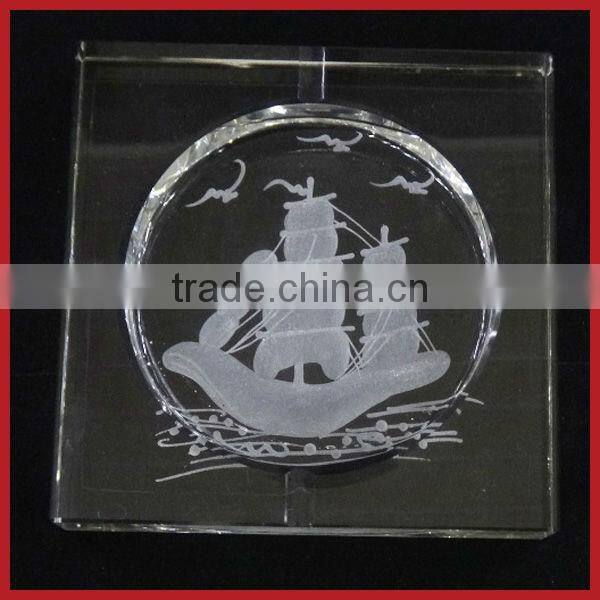 2013 Fashion Crystal Ashtray Stand,Engraved Crystal Ashtray For Business Gift