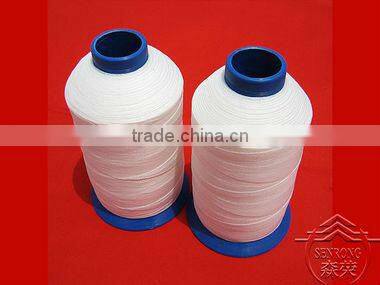 Polyester filament sewing thread